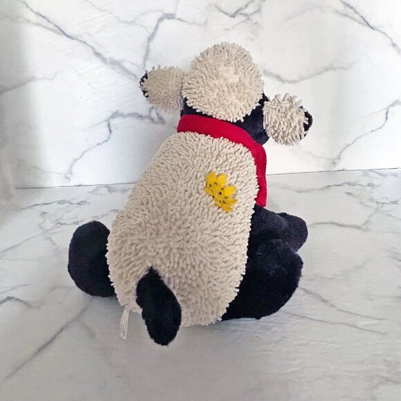 Shaun the Sheep - Vintage Plush with daisies and red scarf.  Wallace and Gromit - Picture 5 of 10